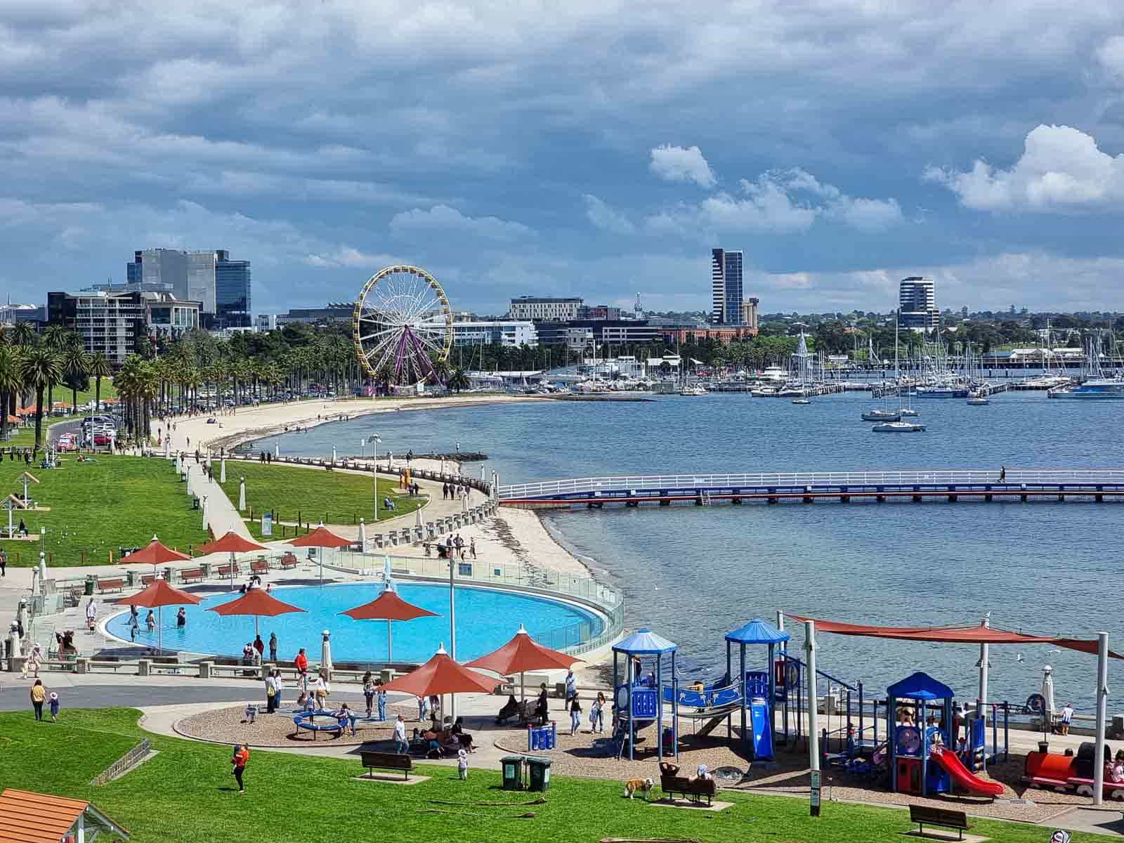 Relax at Eastern Beach, Geelong: Beachfront Relaxation